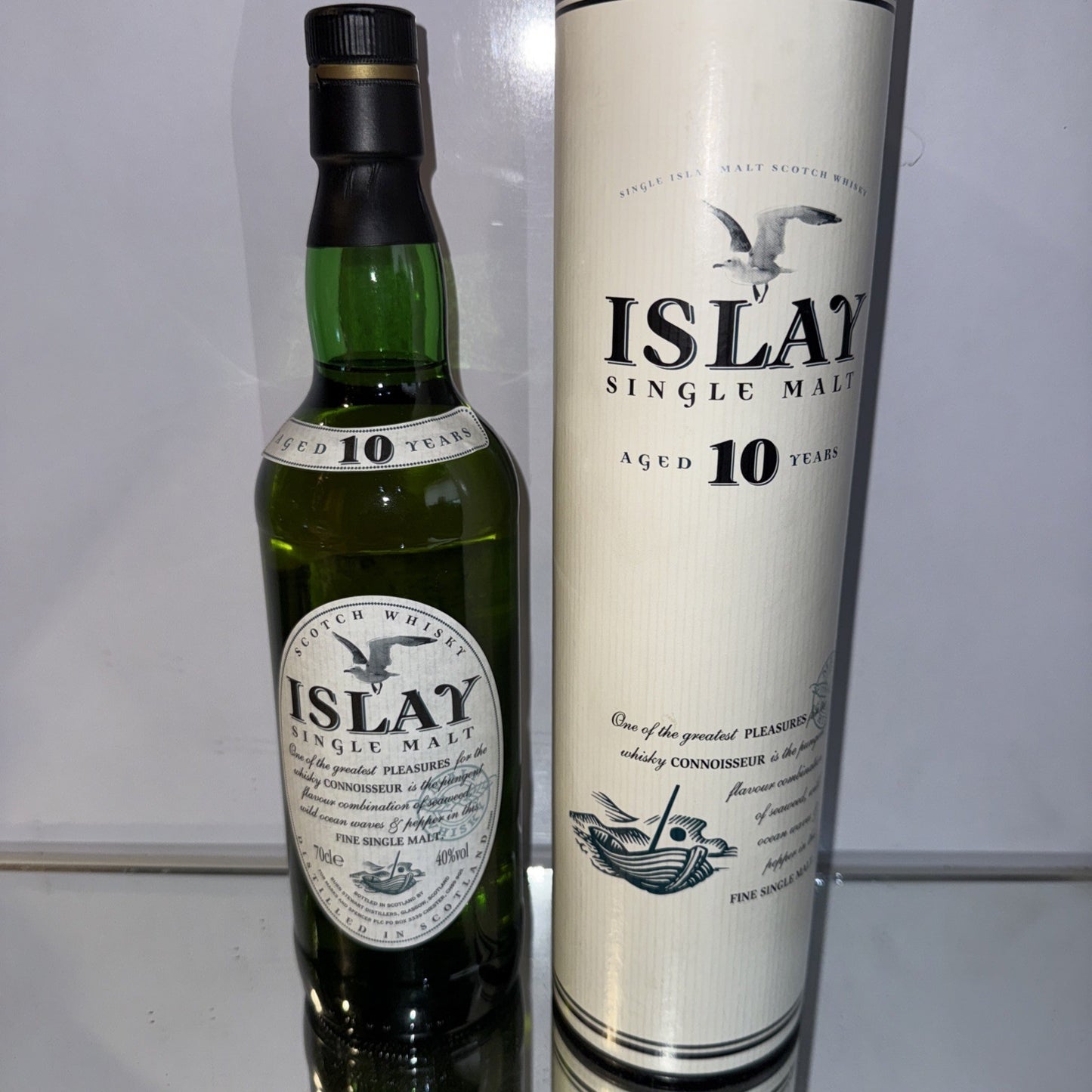 10-year-old Islay single malt Scotch whisky (70cl, 40% ABV),  Burn Stewart