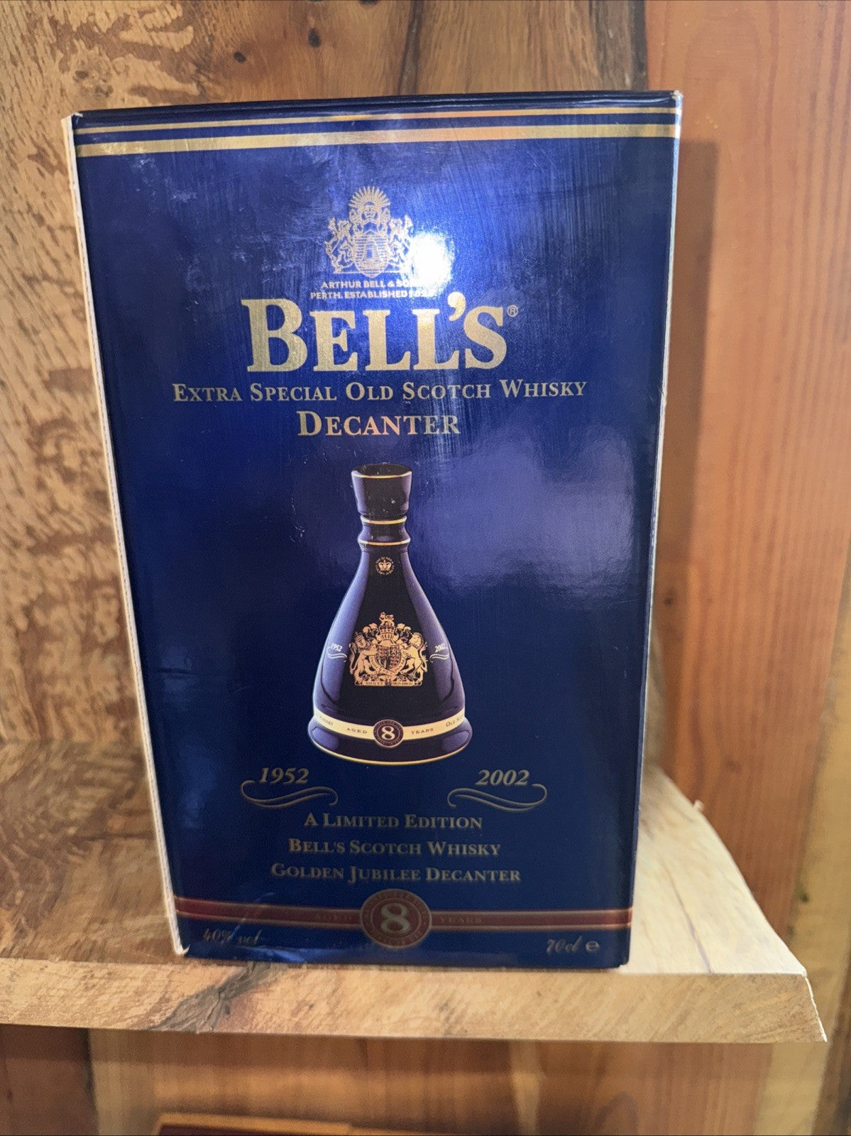 Bells Whisky 75cl Full Bottled 2002 To Celebrate Queens Golden Jubilee Collector