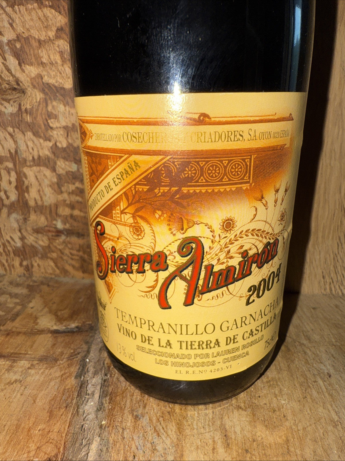 Sierra Almiron 2004 Tempranillo Garnacha