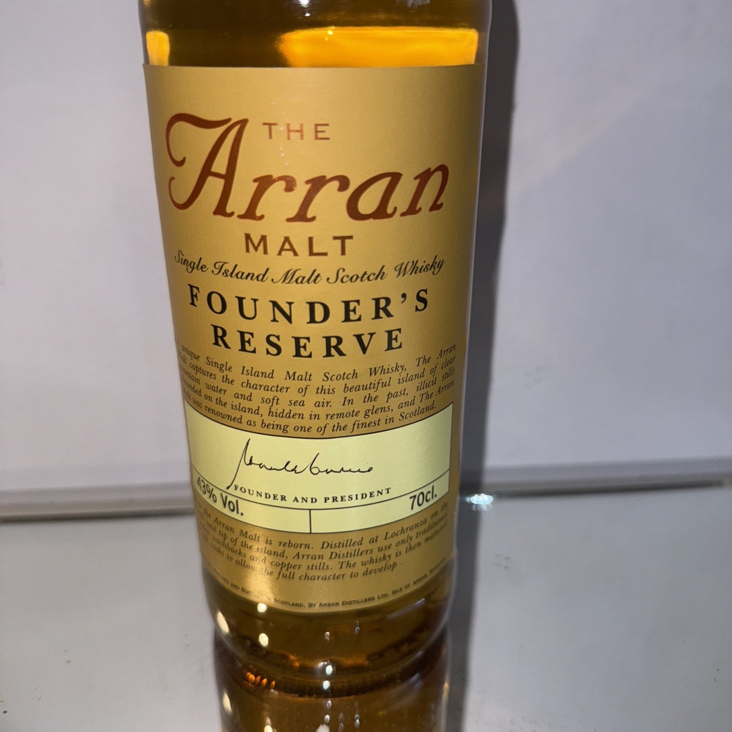 The Arran Malt Founders Reserve Bottled 2001