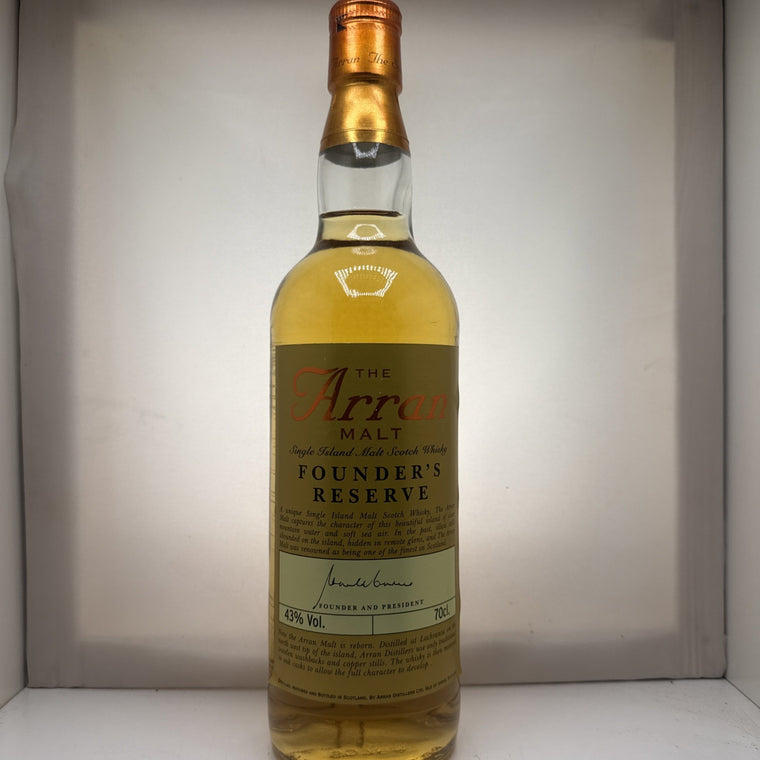 The Arran Malt Founder's Reserve — 1995 distilled / 2001 bottled — 43% — 70cl