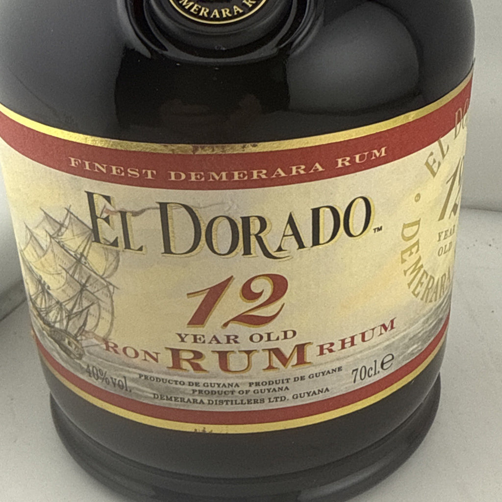 El Dorado 12 Year Old Rum 70cl 40% ABV – Gift Boxed