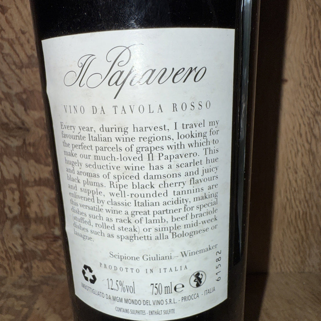 Il Papavero Vino da tavola