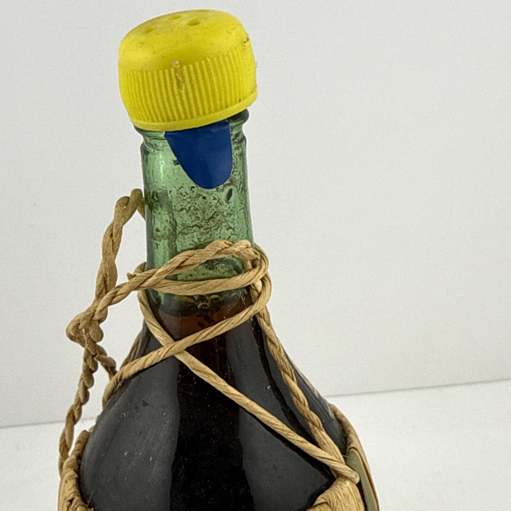 Italian Merlot Bresciani Wine in Wicker Bottle (full)