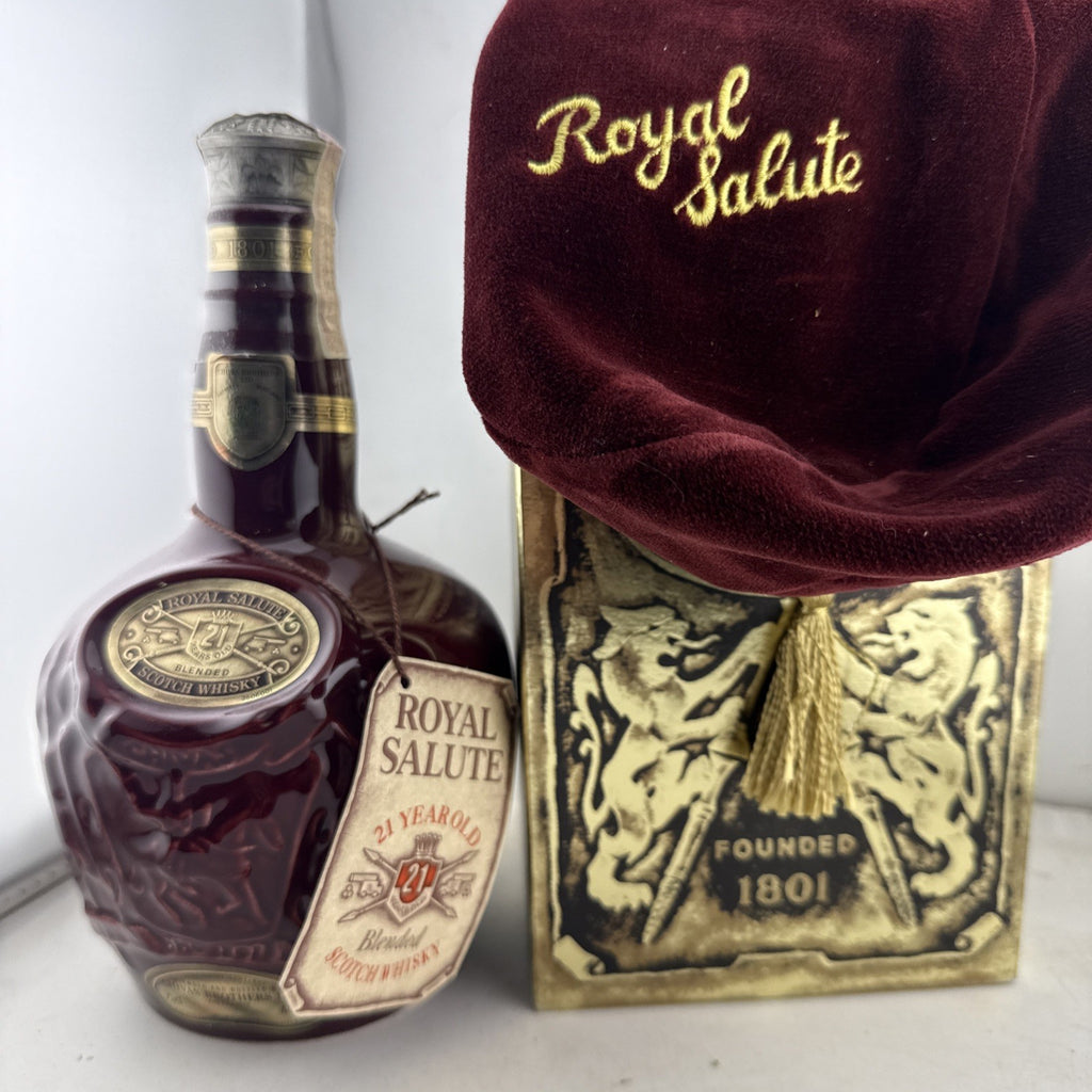 Royal Salute 21 Year Old 1980s Ruby Wade Decanter 75cl 40% Boxed