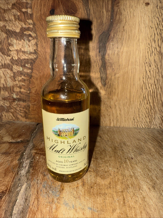 M&S Single Highland Malt 10 Year Old Miniature