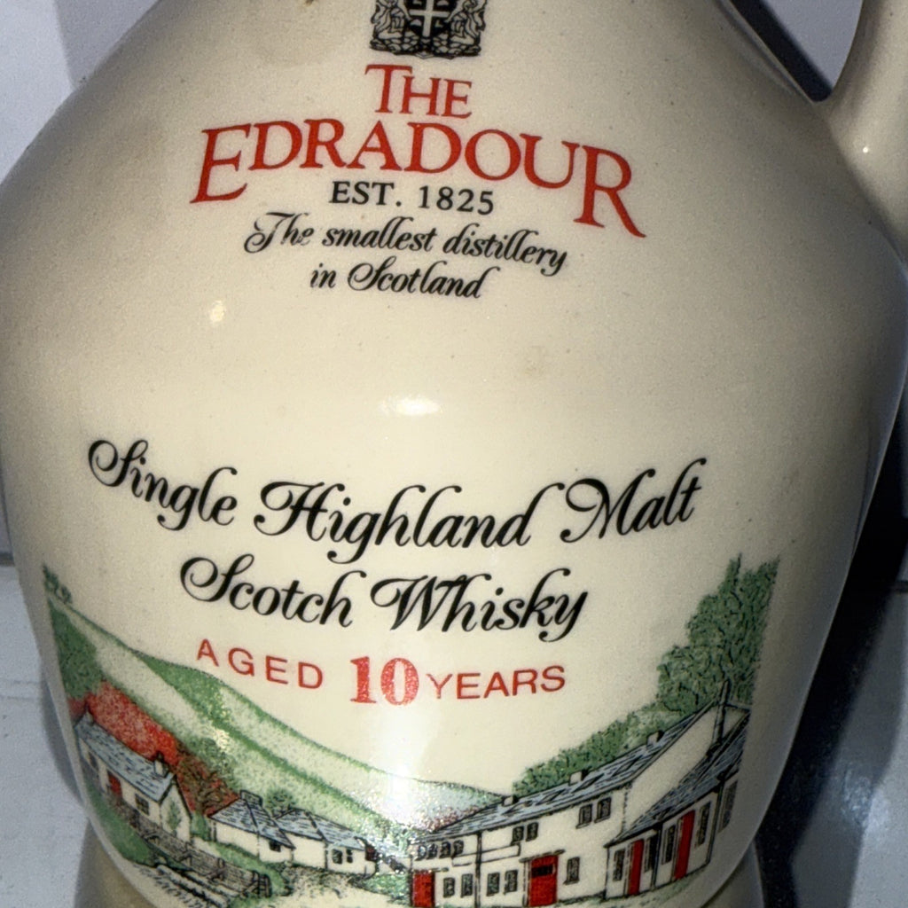 Edradour 10 Years Old - Ceramic Decanter Full !
