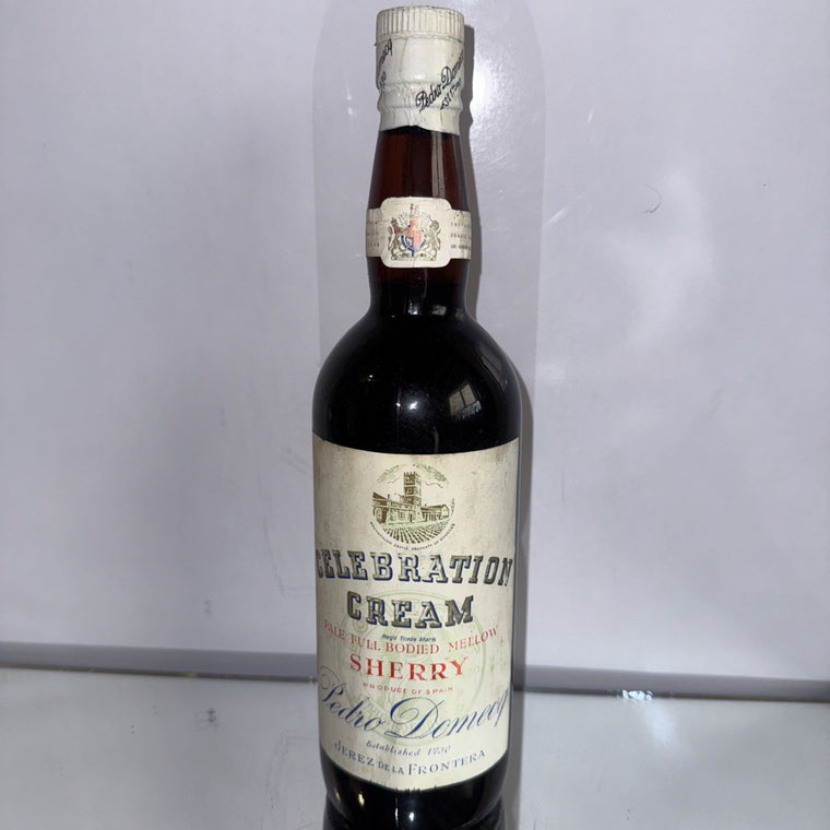 Pedro Domecq “Celebration Cream” Pale Full Bodied Mellow Sherry Dated Late 60s