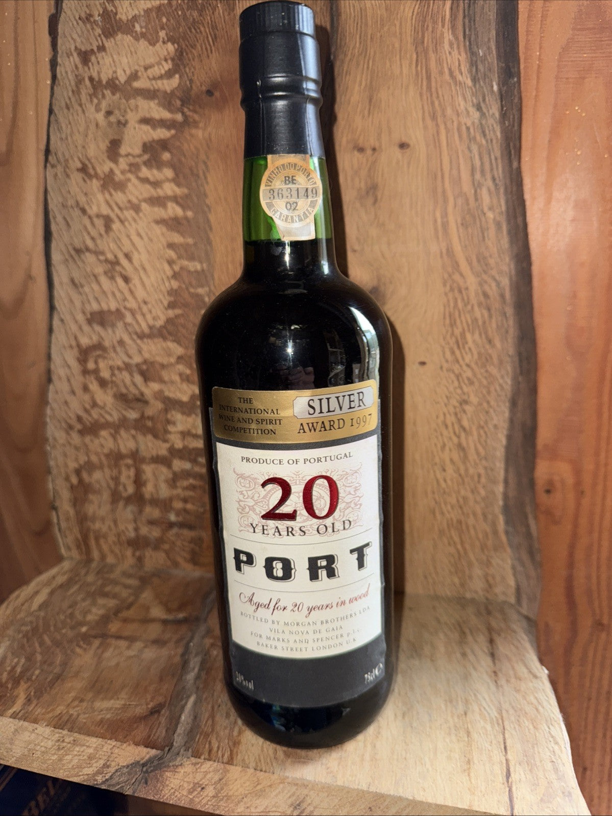 Morgan Brothers ( For Marks And Spencer )  1997 20 Year Old Port Made In 1977!