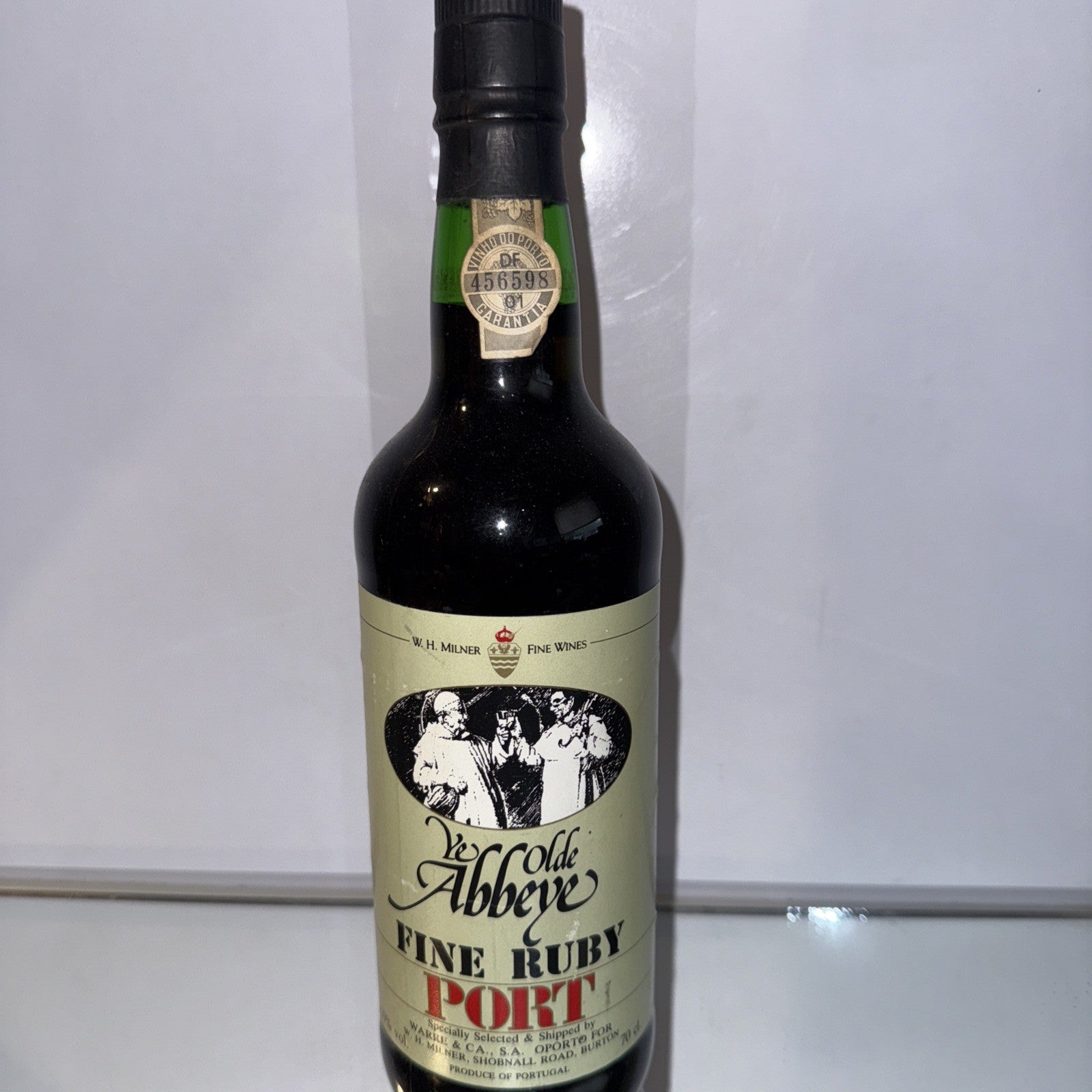 Warre's Ye Old Abbeye Fine Ruby Port Bottled By WH Milner Fine Wines