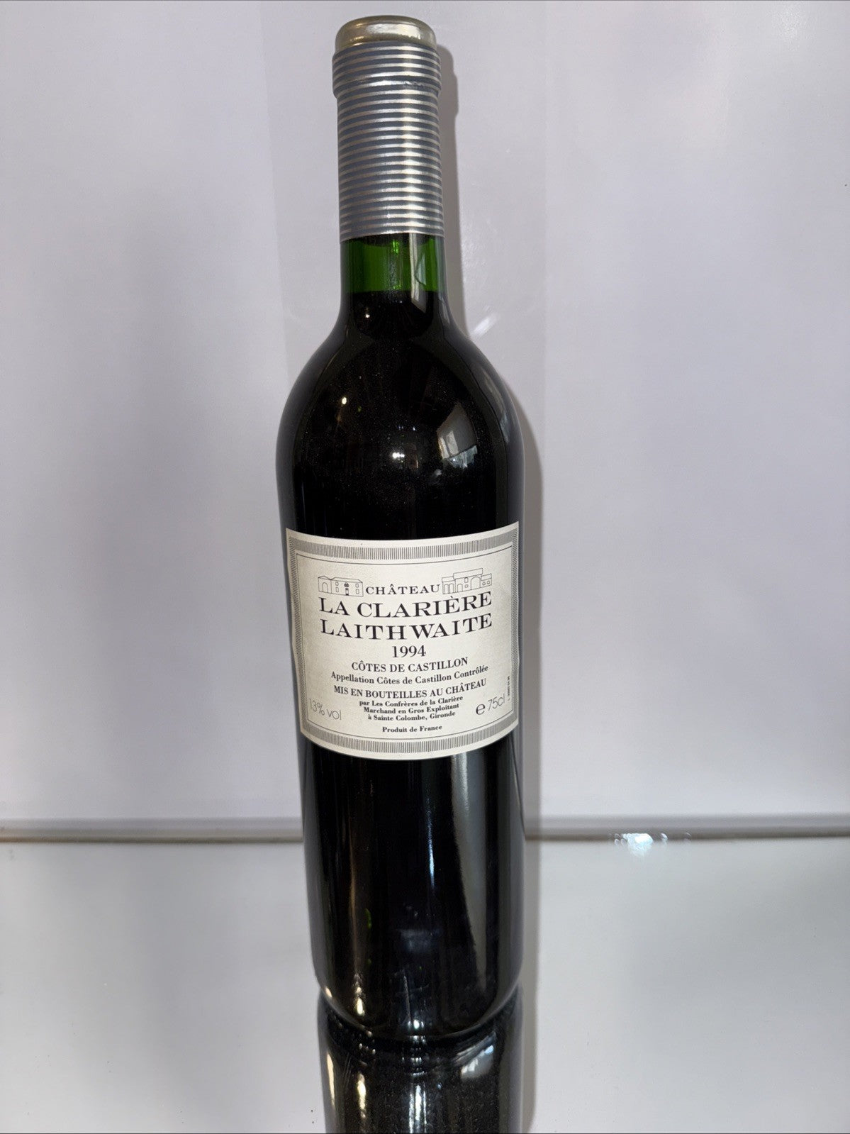 Chateau La Clariere 1994 Cotes De Castillon