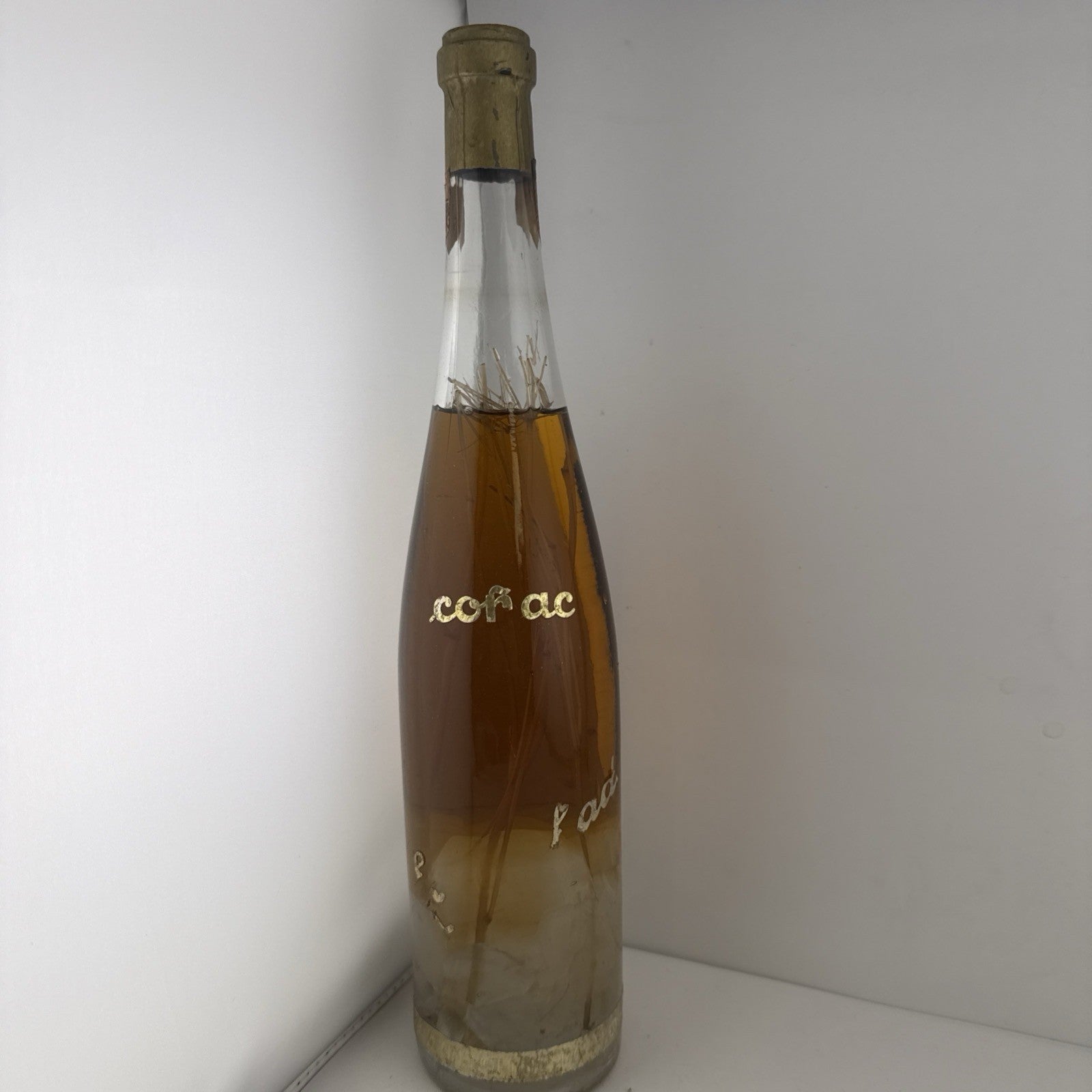 Vintage Augustin Bofill Spanish Coracao Liqueur Decorative Bottle