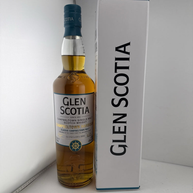 Glen Scotia Campbeltown Harbour Single Malt Scotch Whisky 70cl + Box