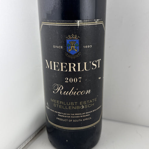 Meerlust Rubicon 2007 Stellenbosch South African Red Wine 75cl