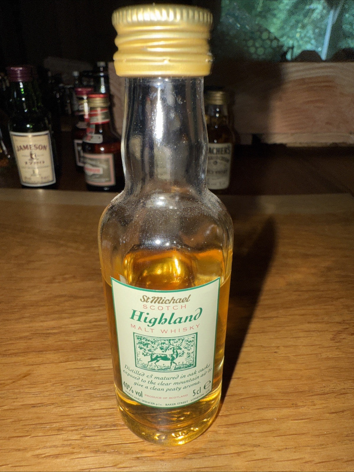 St Michael Highland single malt Whisky Miniature