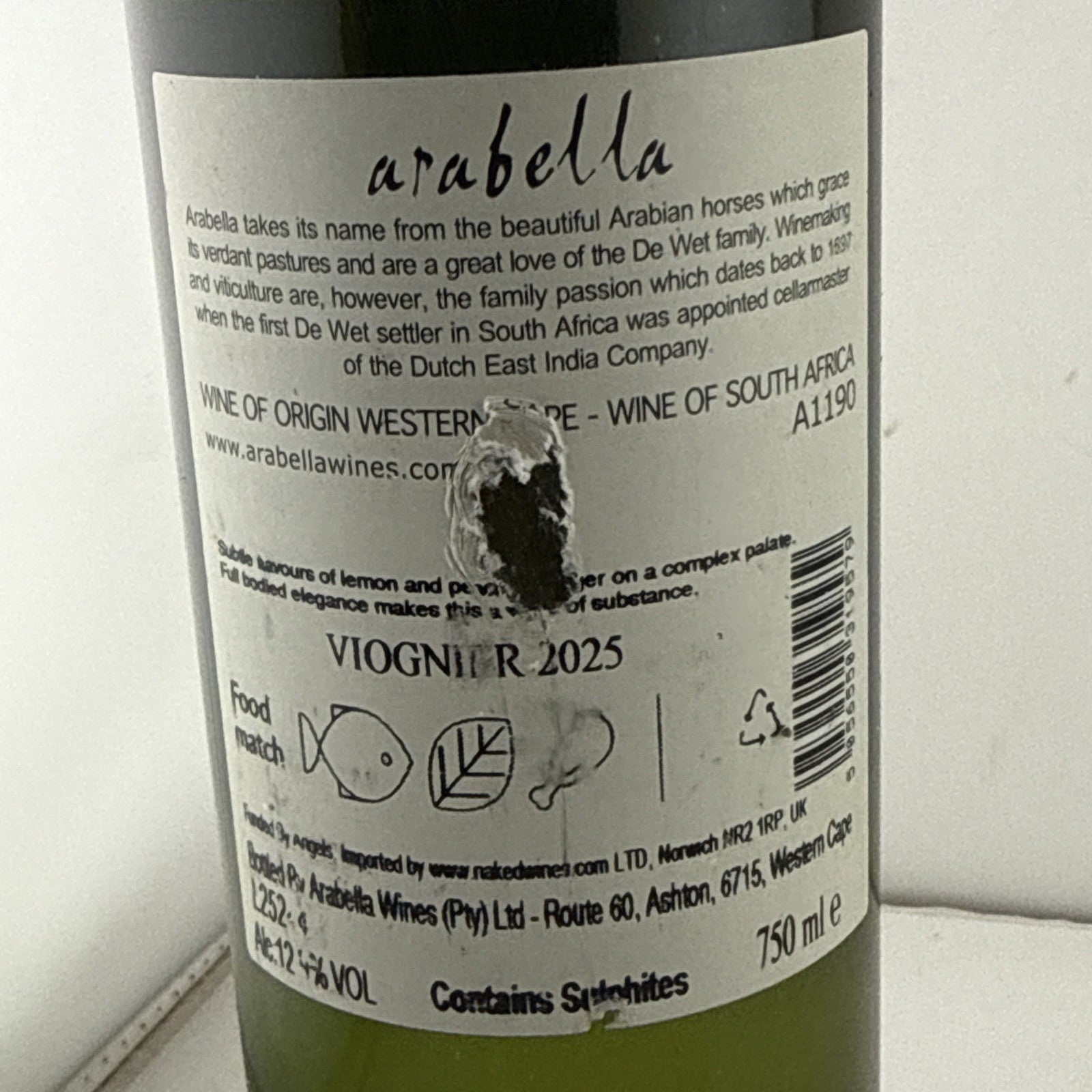 Arabella Viognier 2025 South African White Wine 75cl