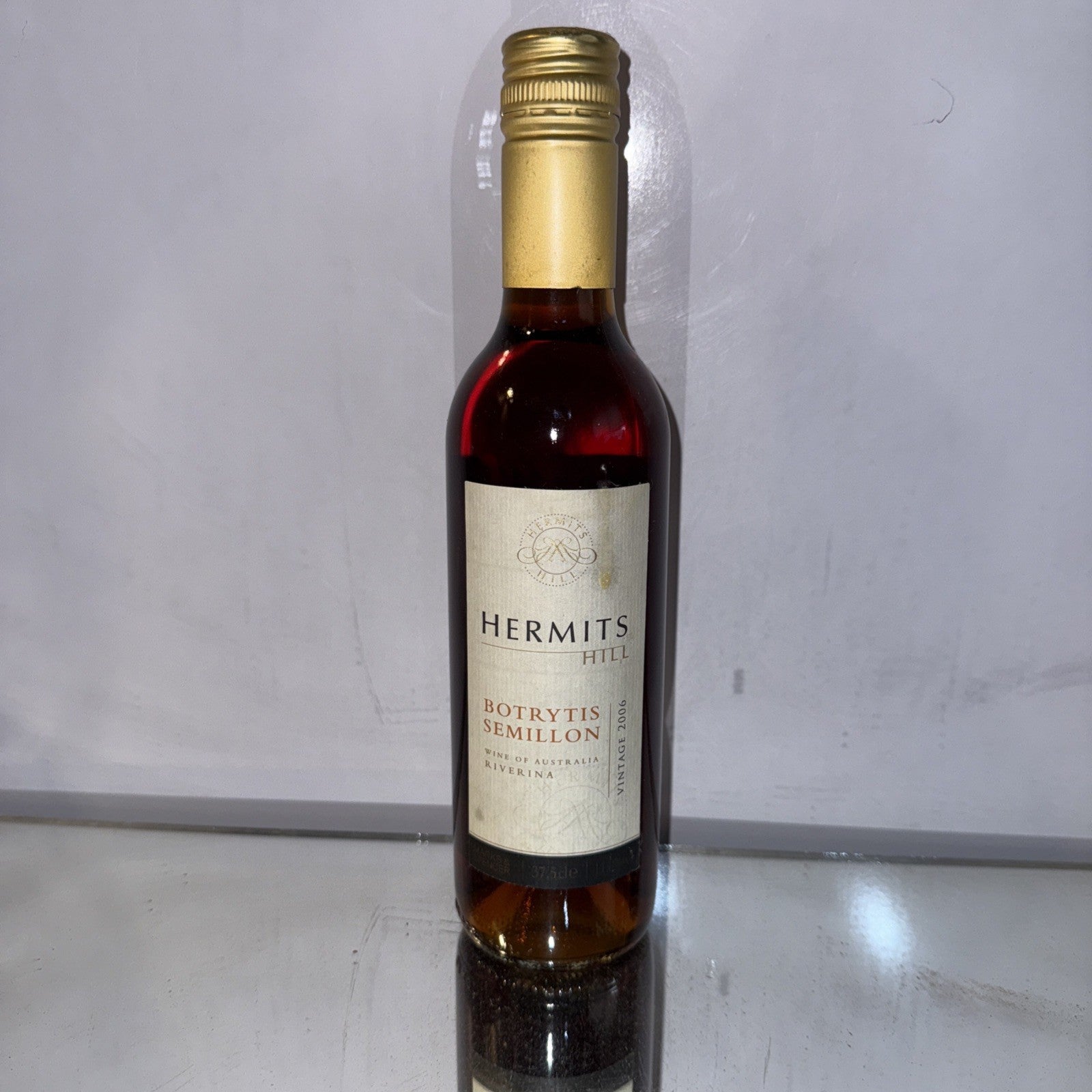 Hermits Hill Botrytis Semillon 2006 (Riverina, Australia) – 375 ml half-bottle