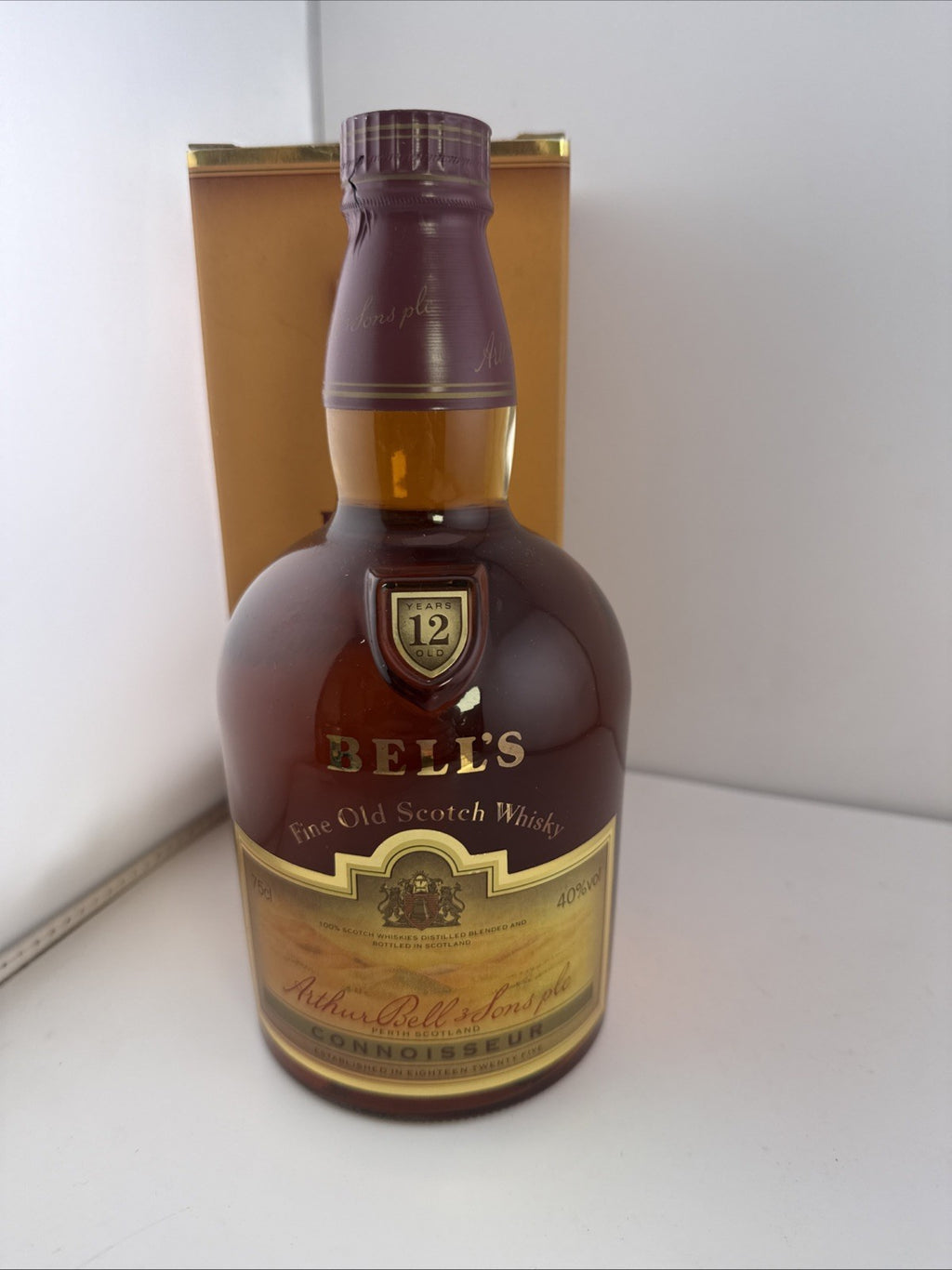 Bells 12 Year Old Connoisseur Scotch Whisky 70cl Boxed 1980s