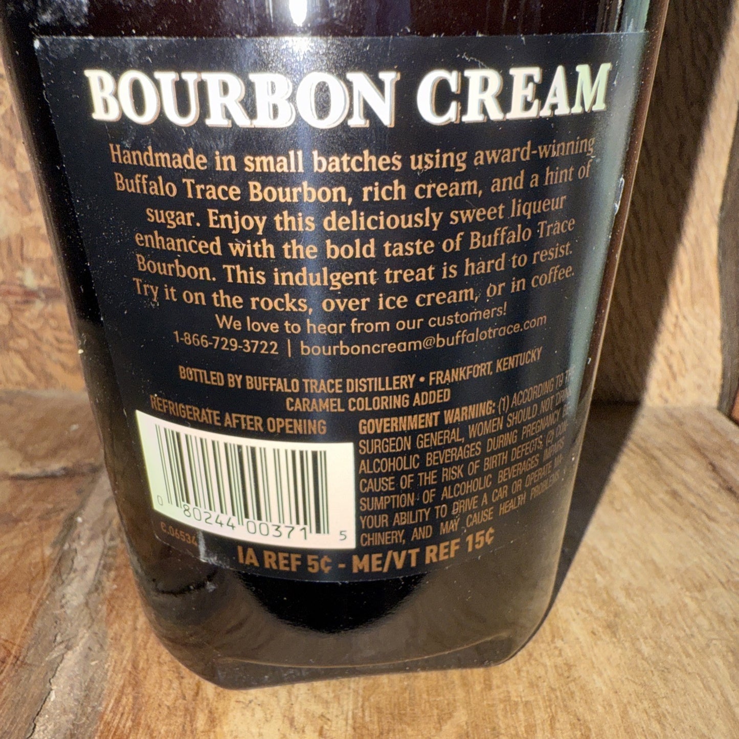 Buffalo Trace Bourbon Cream Liquour