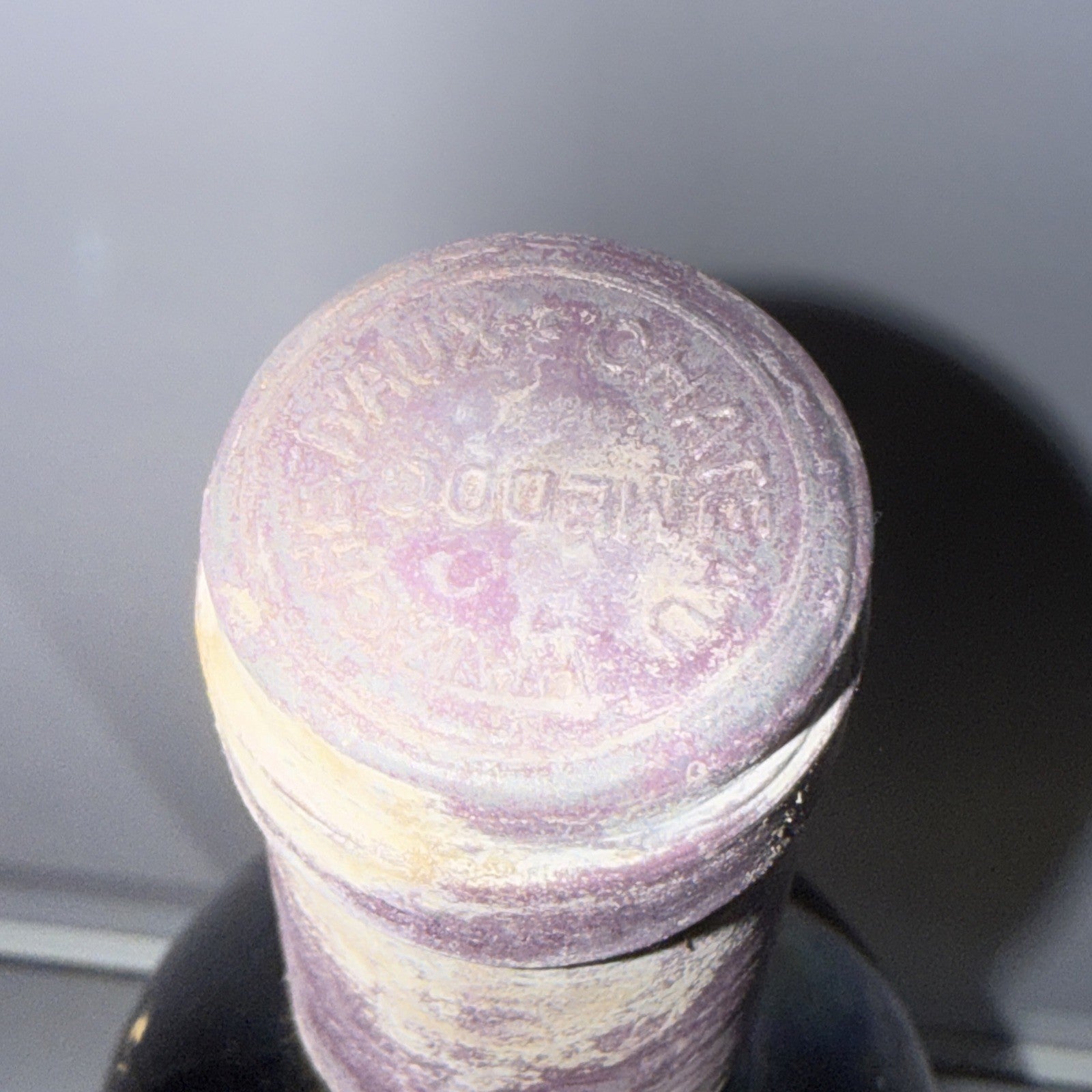 Château Patache d’Aux Medoc 1975 No Label  Cork In Good Order Cellar Stored 40yr