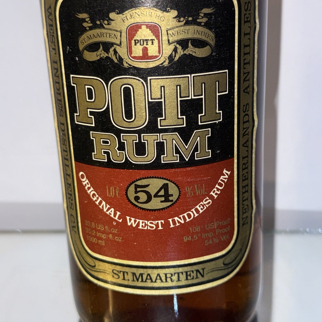 Pott Rum Original (also known as “Der Gute Pott Echter Übersee Rum”) 1970s Bottl