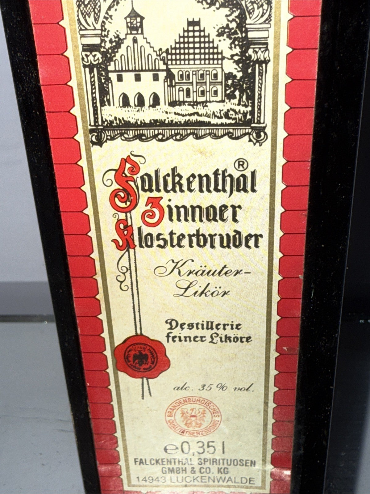Klosterbruder Kräuterlikör (herbal liqueur) 1980s Bottle 35cl 35%abv