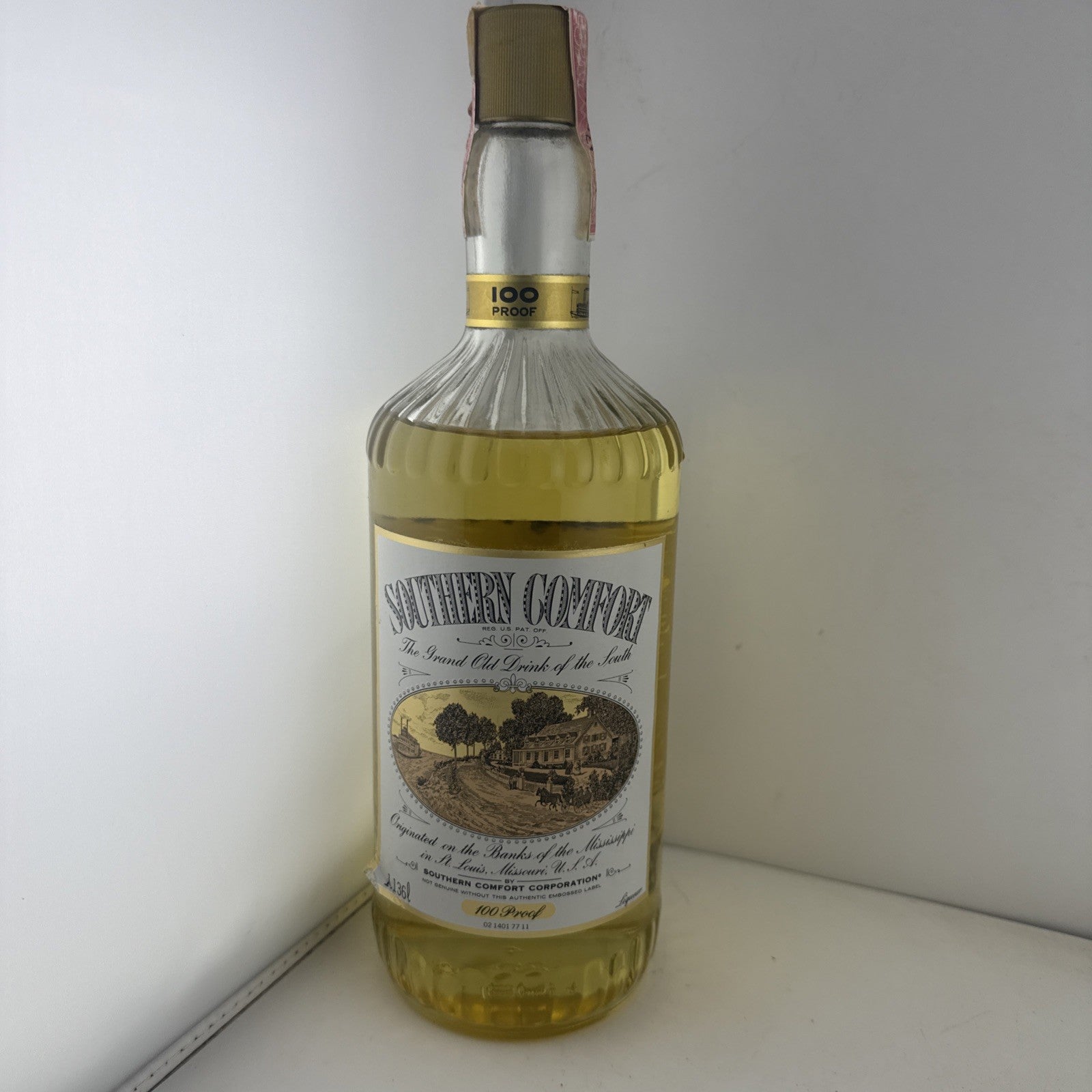 1980s Southern Comfort 100 Proof 1.136L 50% ABV Sealed Vintage