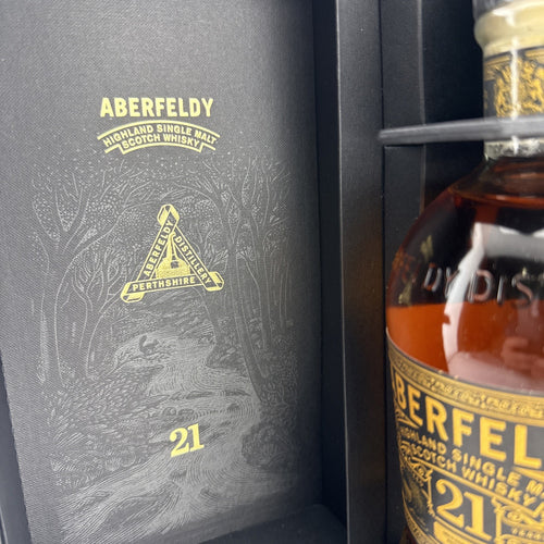 Aberfeldy 21 Year Old Highland Single Malt Scotch Whisky 70cl Boxed