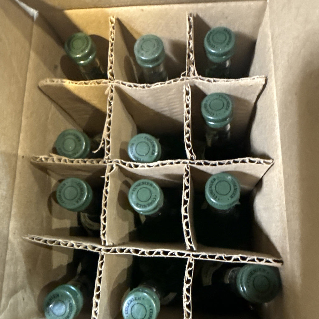 Vintage 1970s Cusenier Freezomint Crème de Menthe 12 Miniatures Boxfull unopened