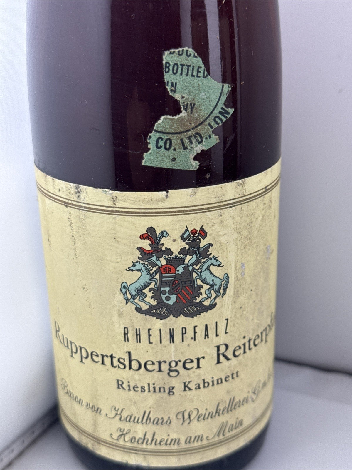 1970 Ruppertsberger Reiterpfad Riesling Kabinett German Wine 75cl