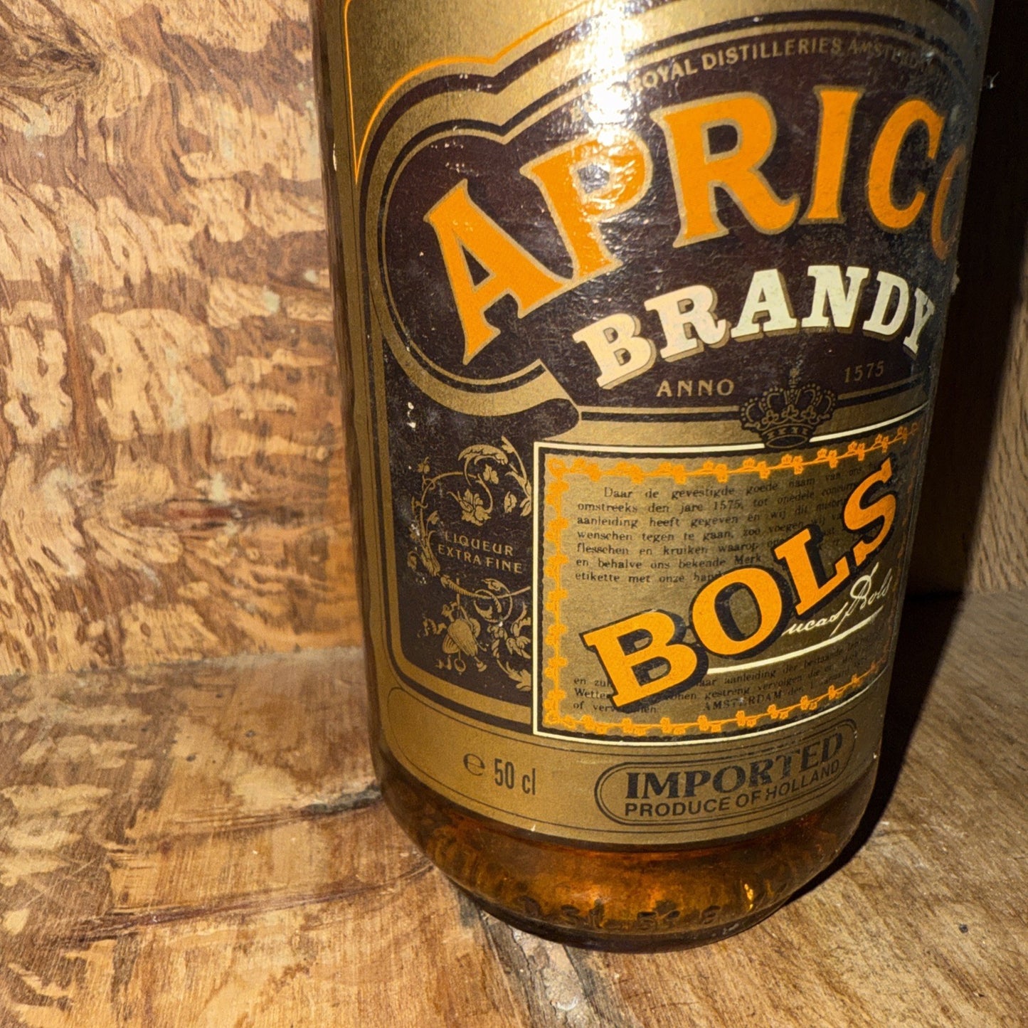 Bols Apricot Brandy 500ml 1980s