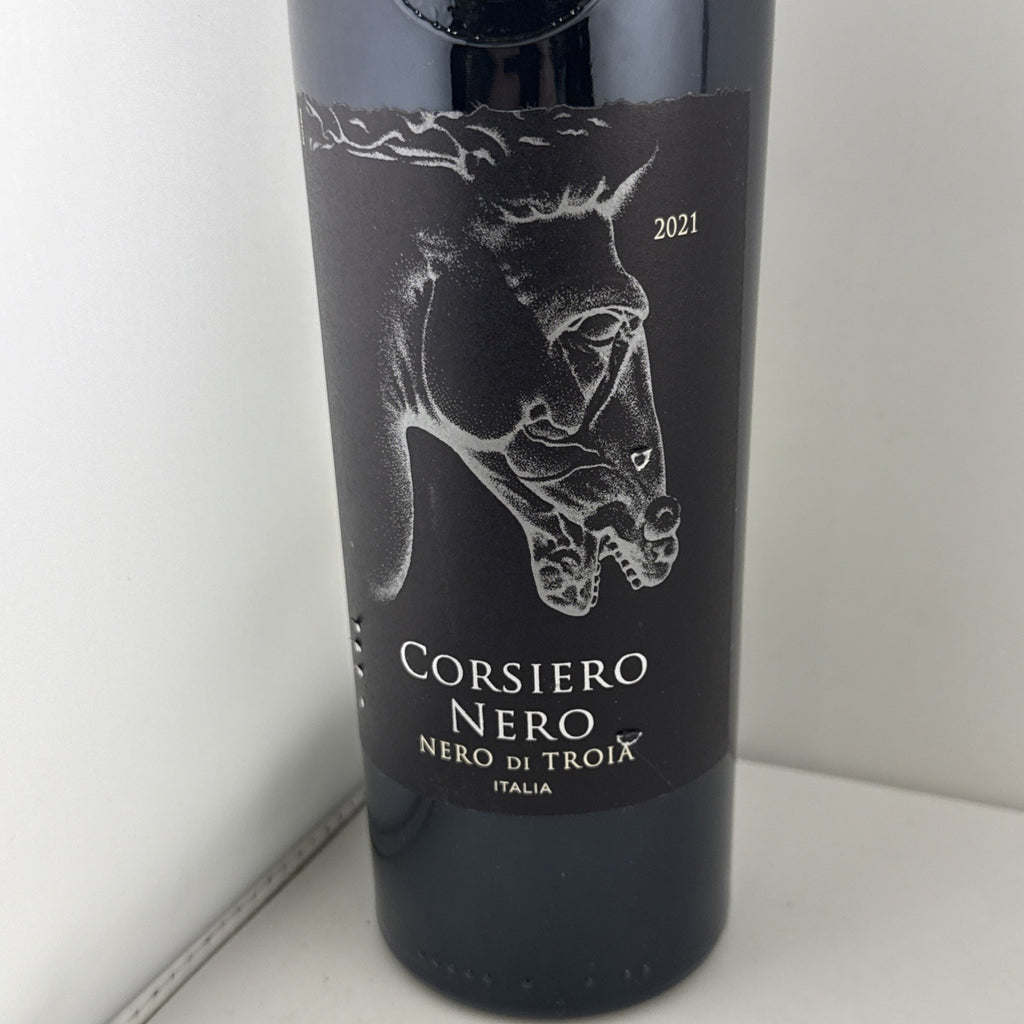 Corsiero Nero Nero di Troia 2021 Puglia Italian Red Wine 75cl