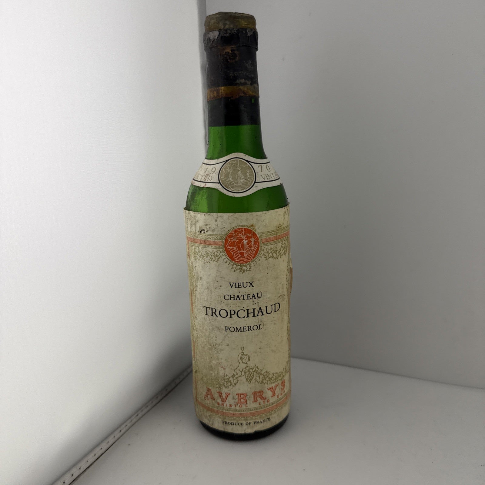 1970 Château Trotchaud Pomerol Avery Bristol Vintage Bordeaux Wine