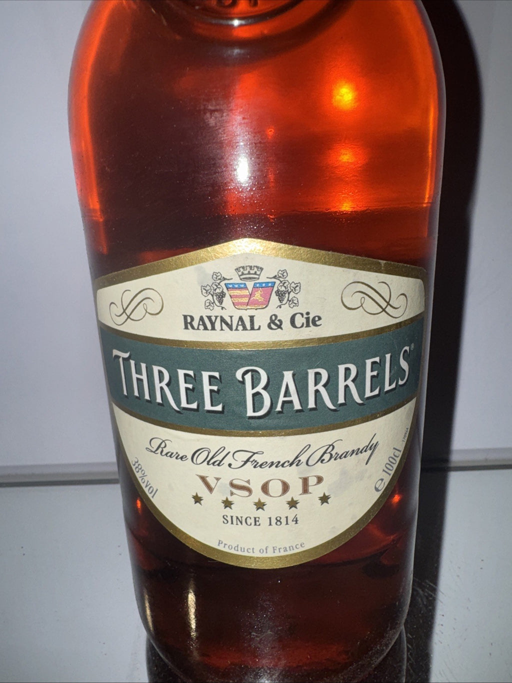 Three Barrels VSOP Cognac 100cl