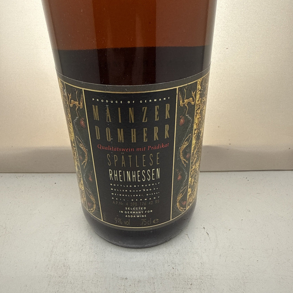 Mainzer Domherr Spatlese 1993 · Rheinhessen Germany · 33yo · Mature Riesling