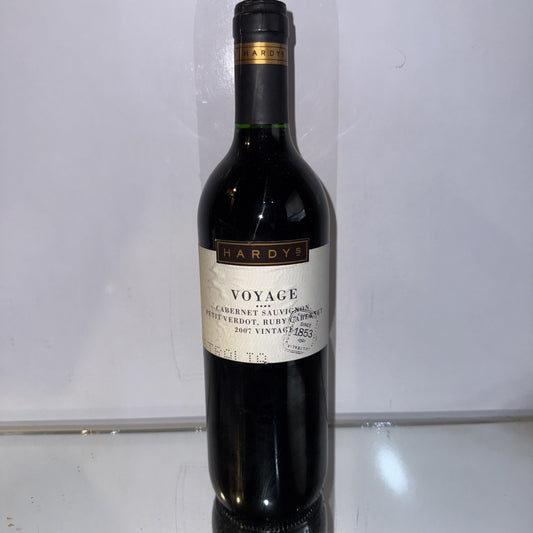 Hardys Voyage 2007 Cab Sauvignon/petit Verdot/cabernet Red Australia