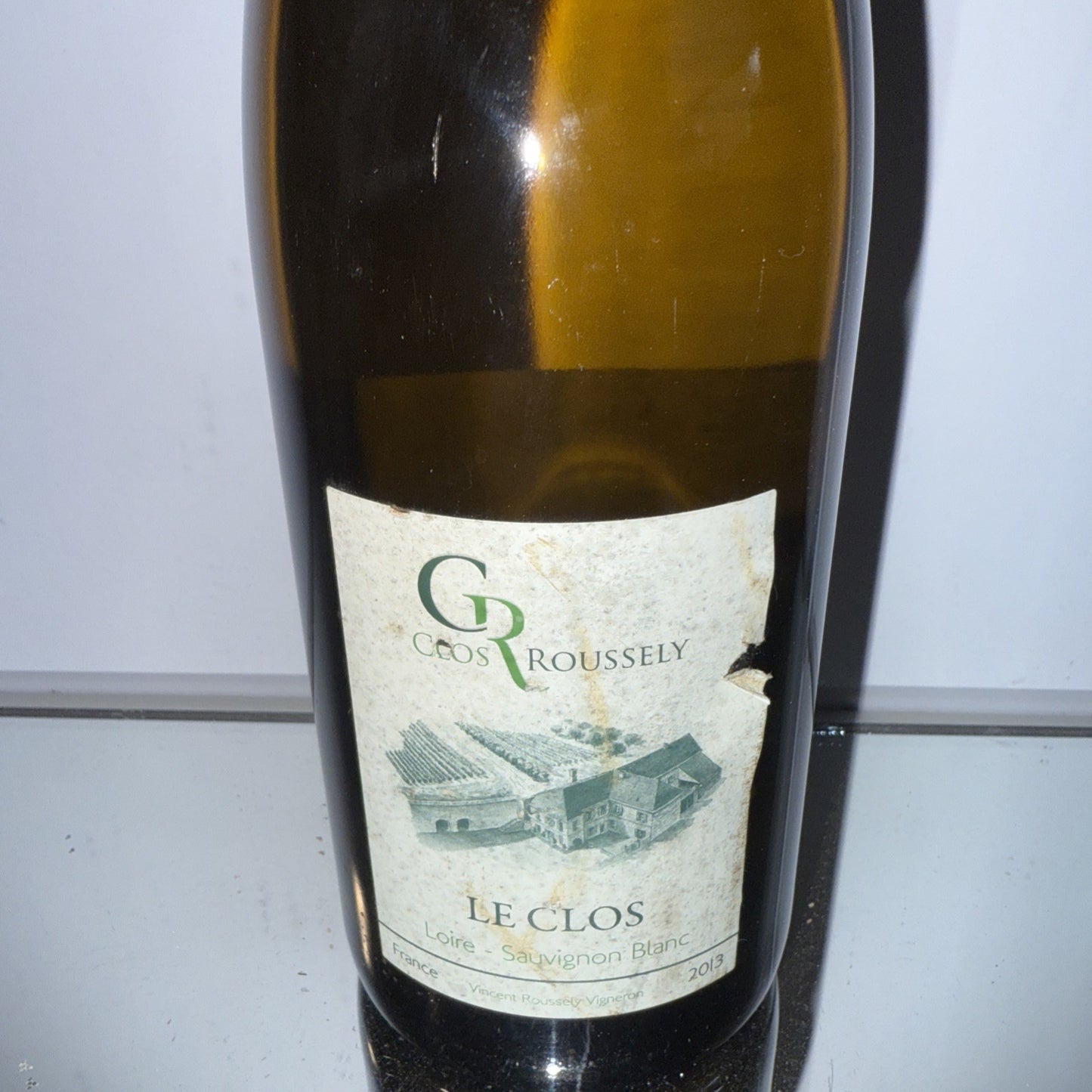 Le Clos Roussely Sauvignon Blanc Le Clos Organic 2013 White France