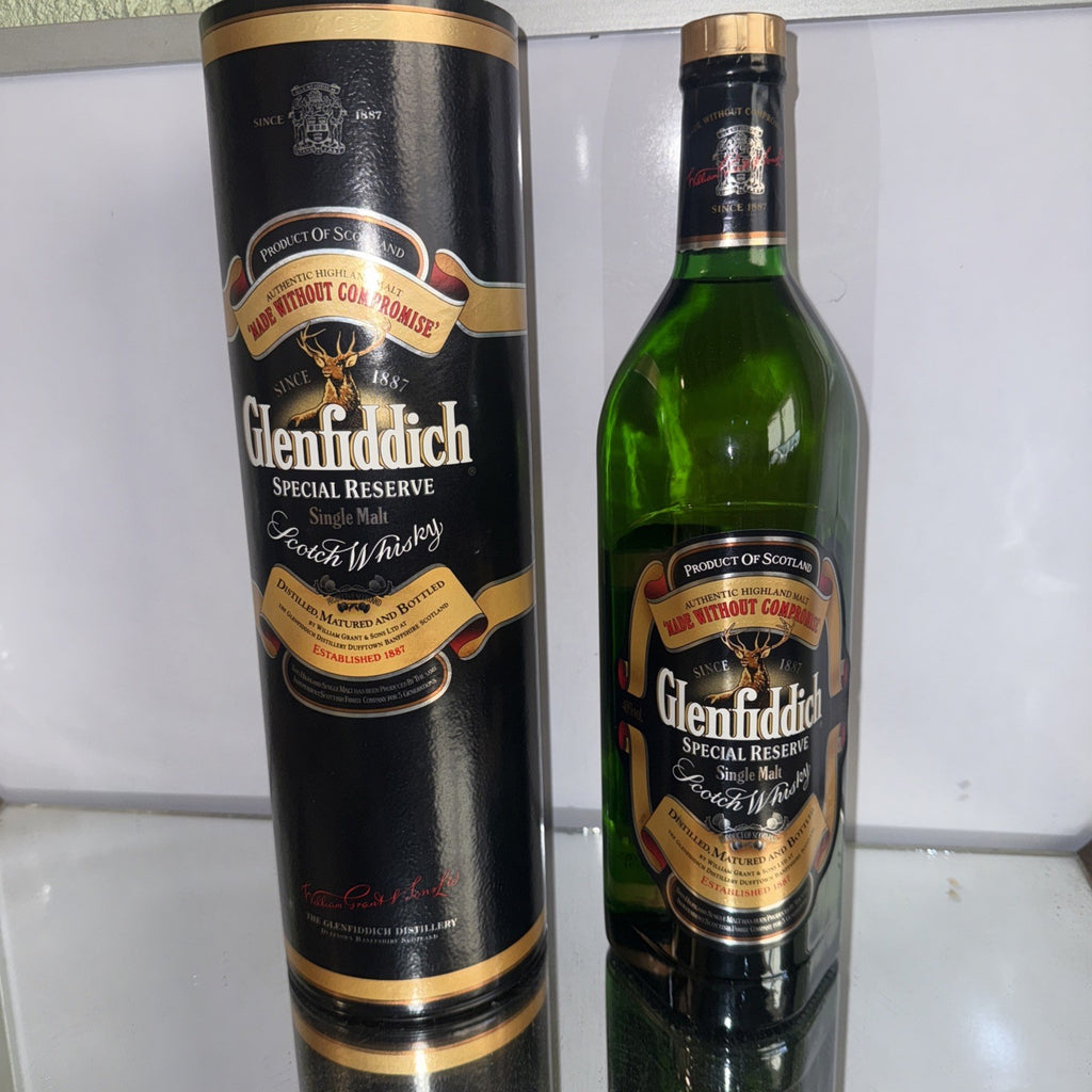 Early 1970s Bottle Glenfiddich Special Old Reserve Single Malt Whisky 1L
