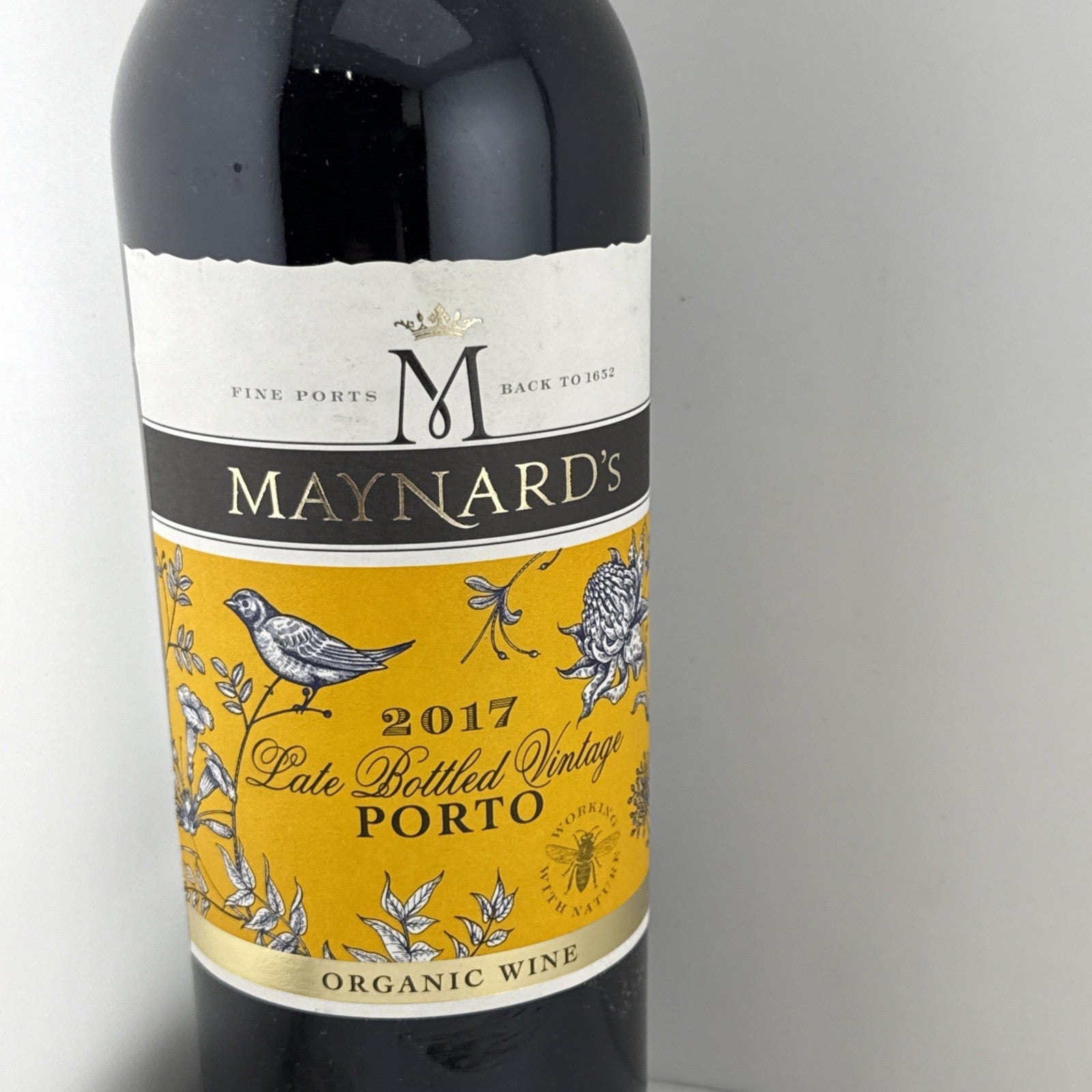 Maynard's 2017 Late Bottled Vintage Organic Port