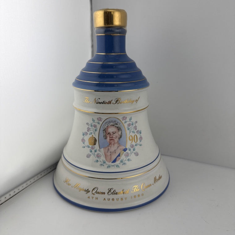 Bells Old Scotch Whisky 43%abv Queen Mother 90th Birthday 1990