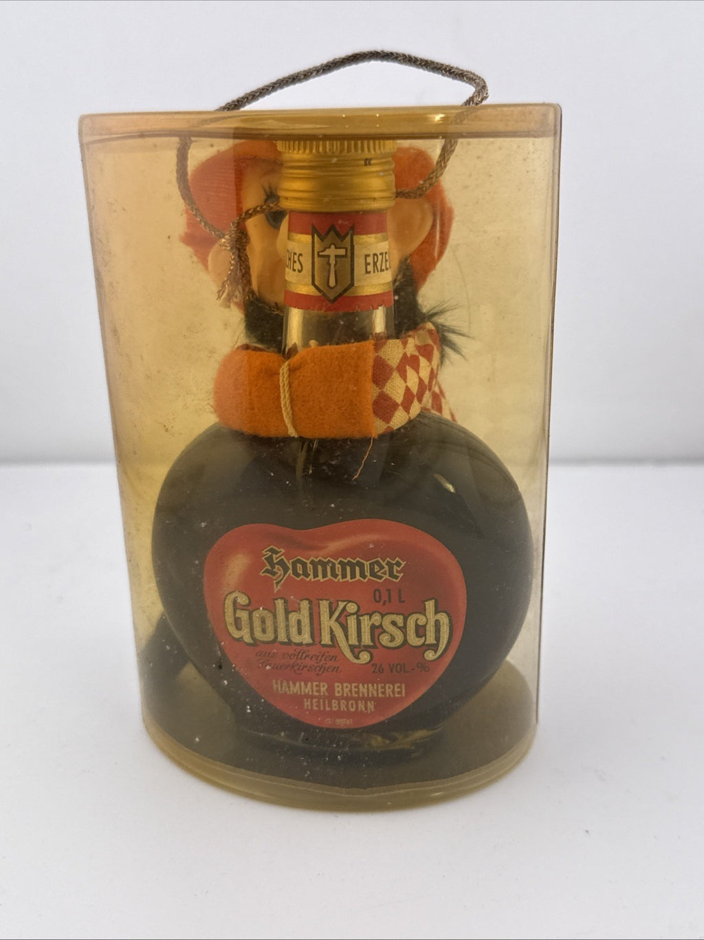 Vintage Hammer Gold Kirsch 10cl German Cherry Brandy Gift Bottle Heilbronn