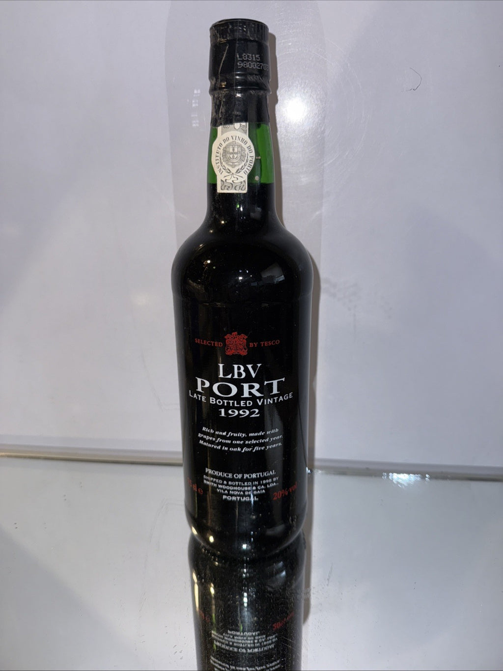 Tesco 1992 Ruby Port ( Made By Smith Woodhouse)