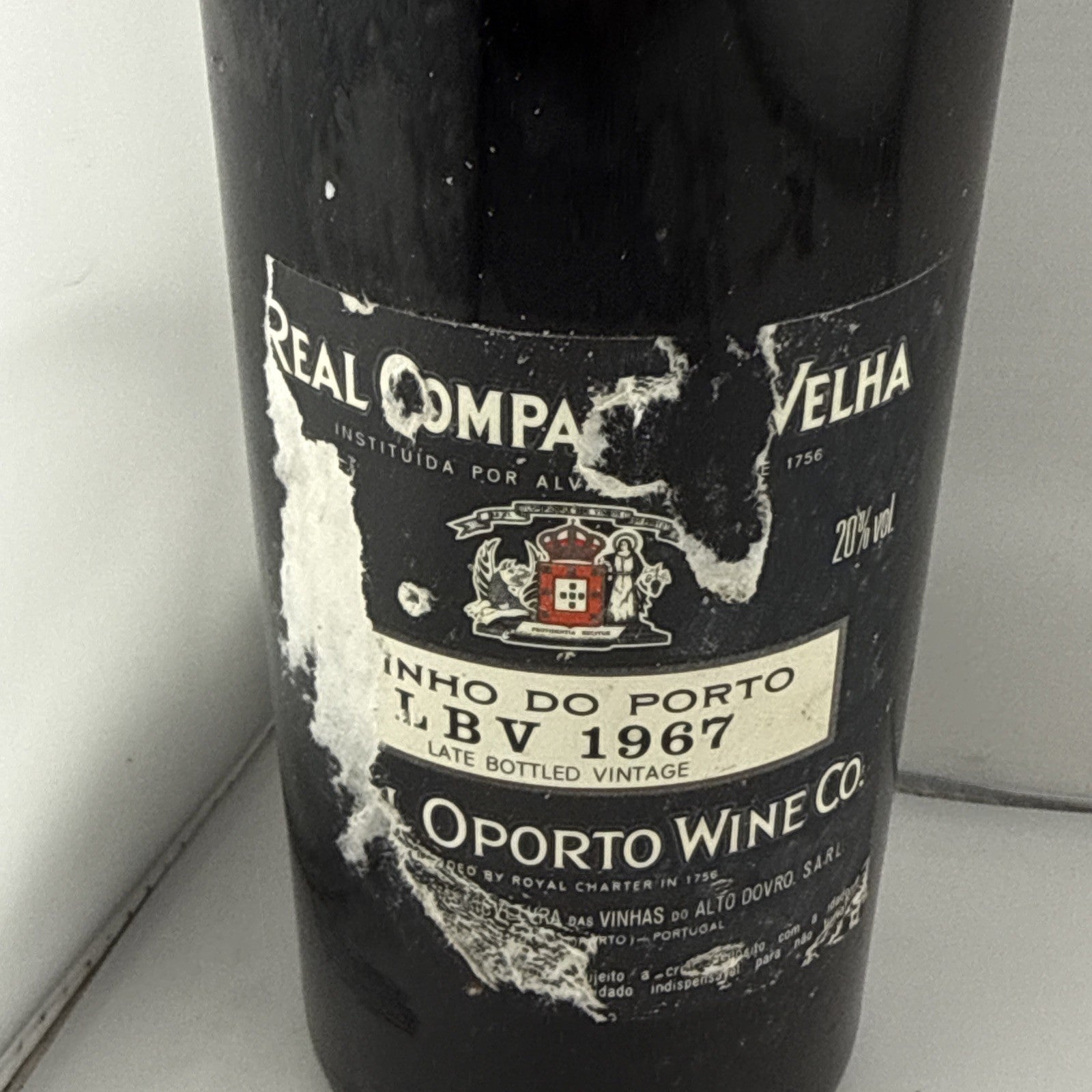 1967 Real Companhia Velha LBV Port 75cl Late Bottled Vintage Portuguese Port