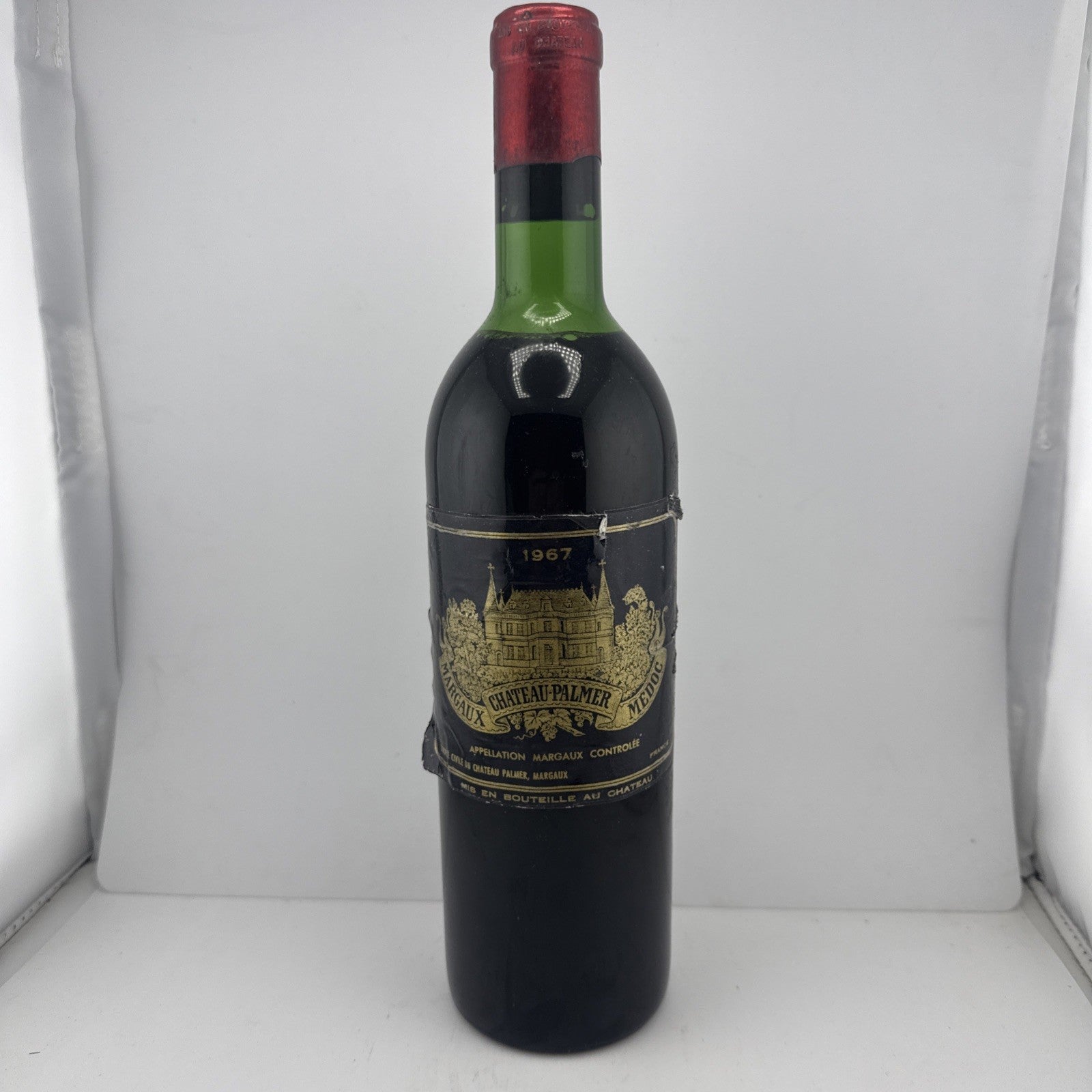1967 Château Palmer Margaux; estate-bottled Bordeaux red wine.