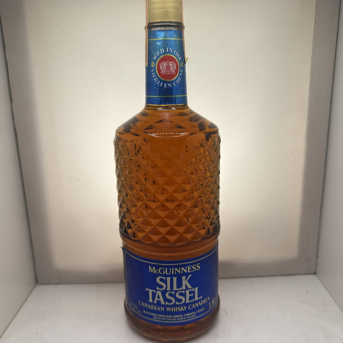 McGuinness Silk Tassel Canadian Whisky · 1.14L Large Bottle · Vintage