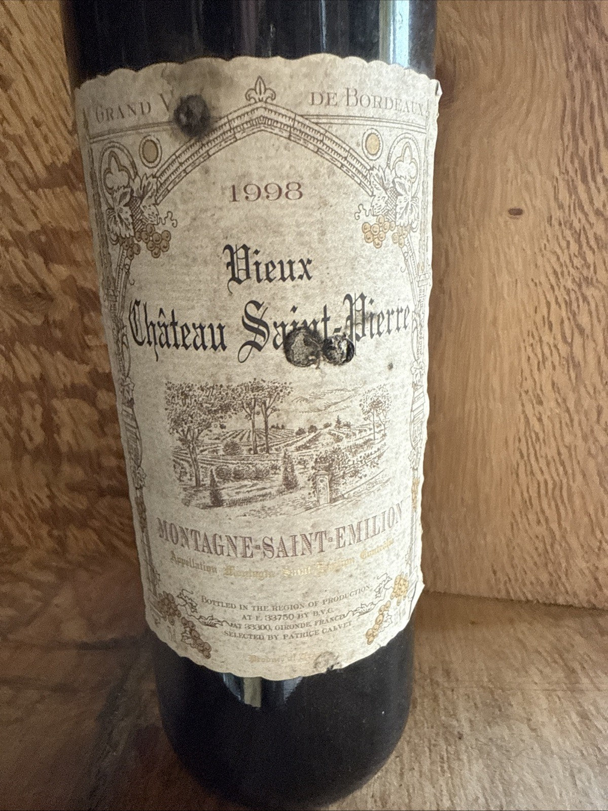 Vieux Chateau Saint Pierre Montagne St Emilion 1998