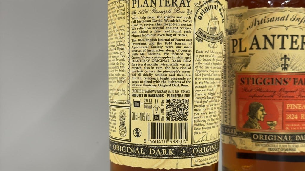 PLANTERAY PINEAPPLE STIGGINS' FANCY ORIGINAL DARK RUM 40 % cheapest on ebay!