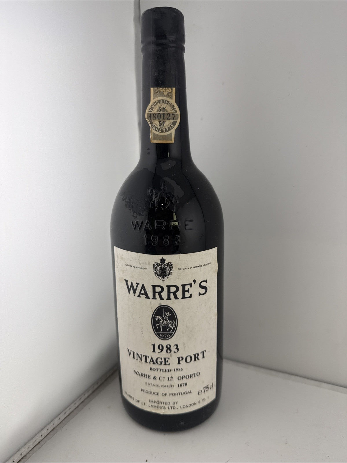Warre’s 1983 Vintage Port Bottled 1985 Oporto Portugal 75cl