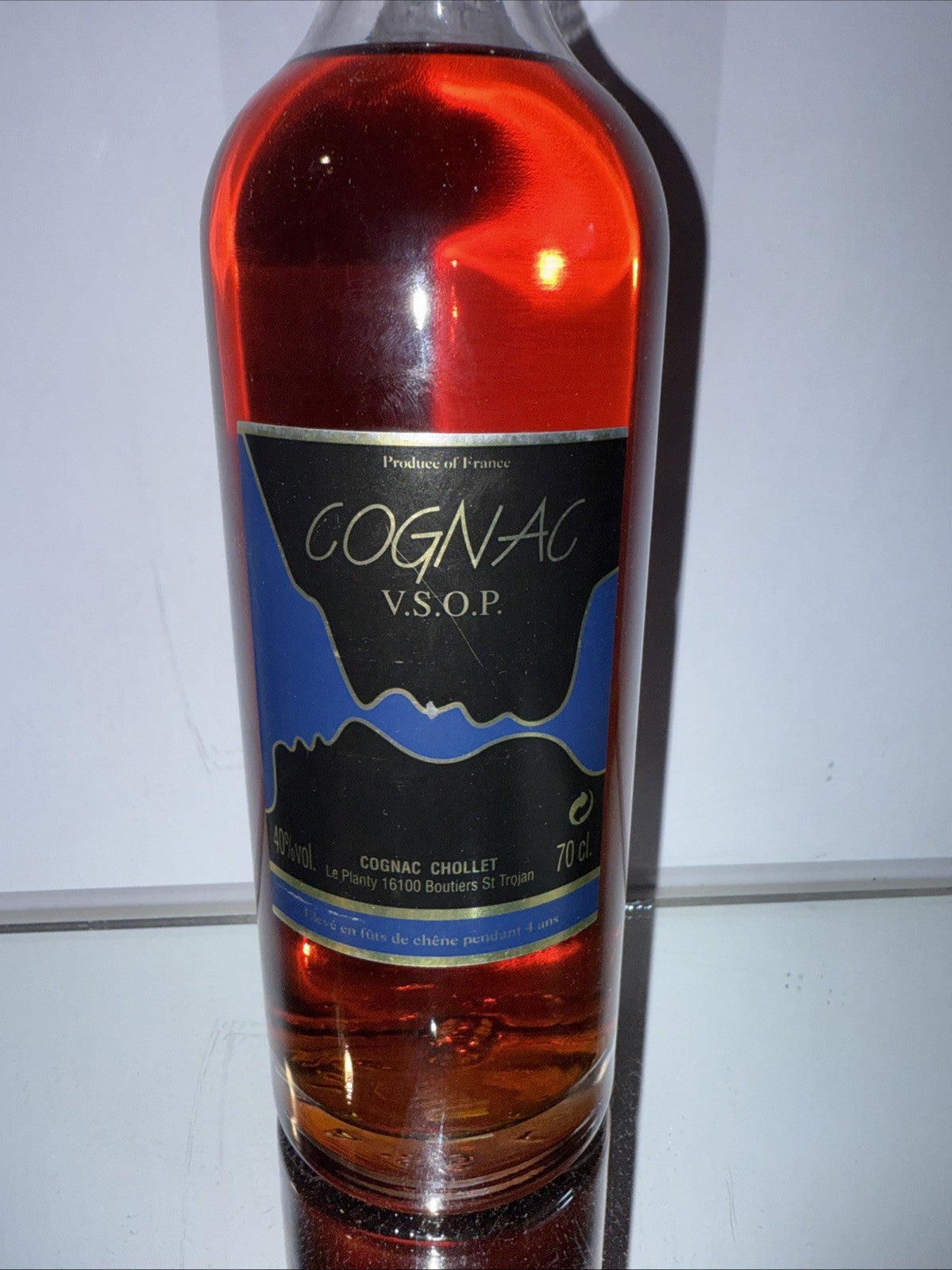 70cl bottle of Cognac Chollet VSOP (from Le Plantey, Boutiers-Saint-Trojan)