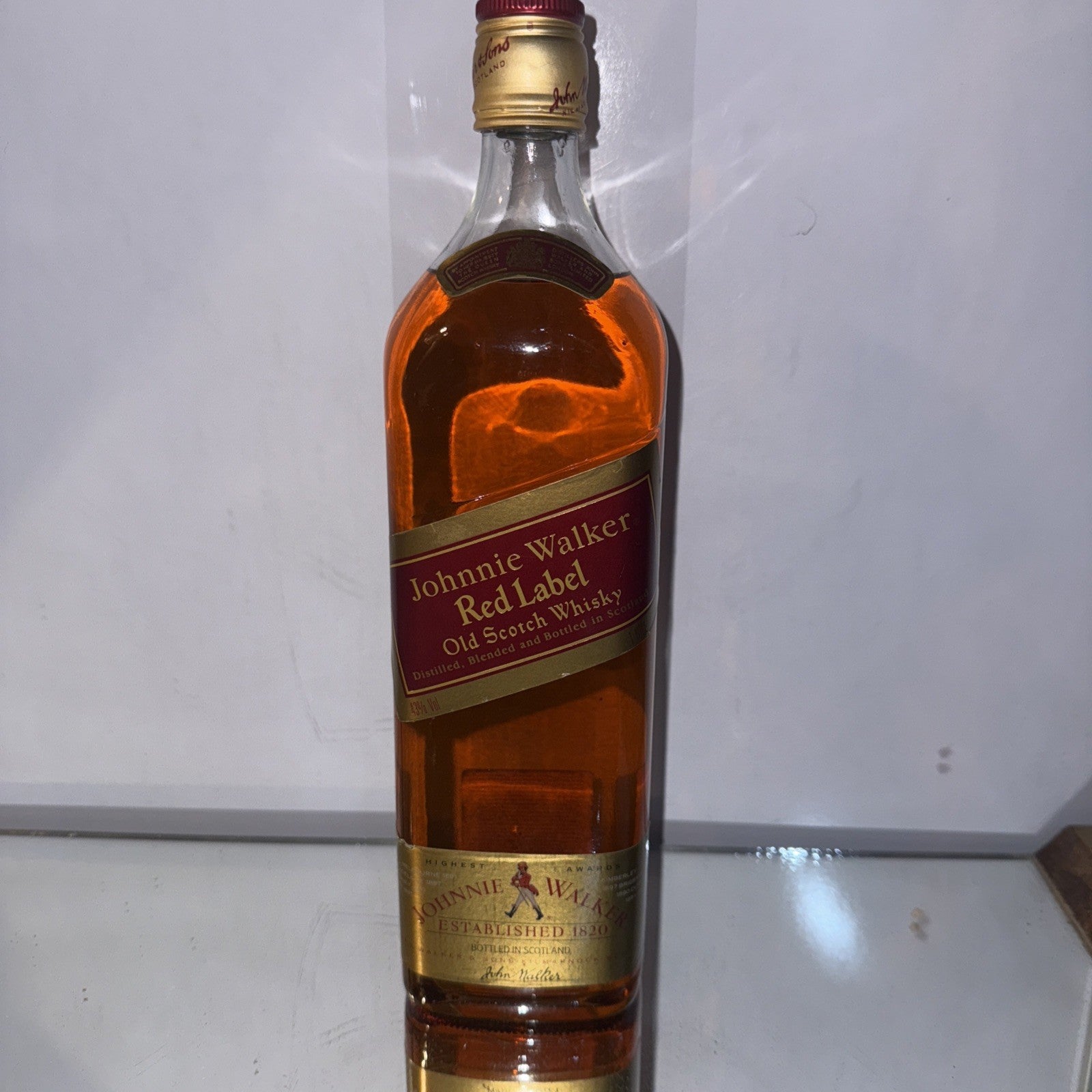 Vintage 1970s Johnnie Walker Red Label Scotch Whisky 1L – Little